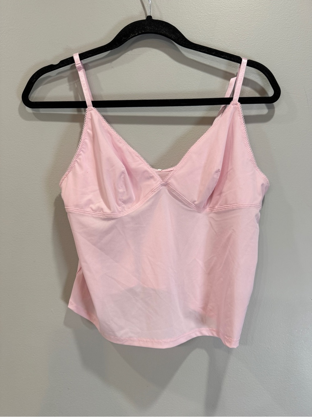 Urban Outfitters Light Pink Slip Camisole with Adjustable Straps